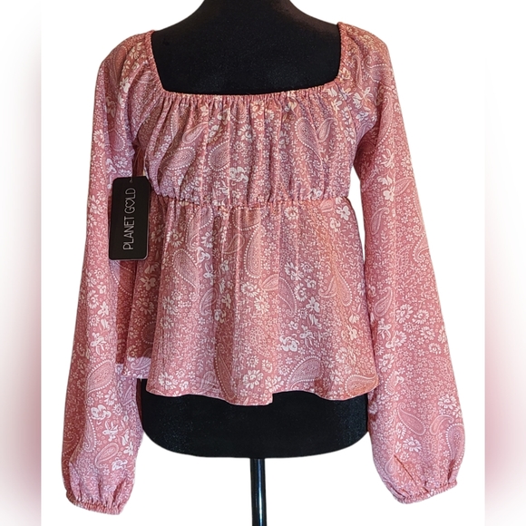 NWT Planet Gold size S pink top - Picture 3 of 10